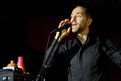 Theo Bleckmann    Jazz    Sänger    Live-Konzert     Klaeng-Festival Köln     Subway Köln    2012