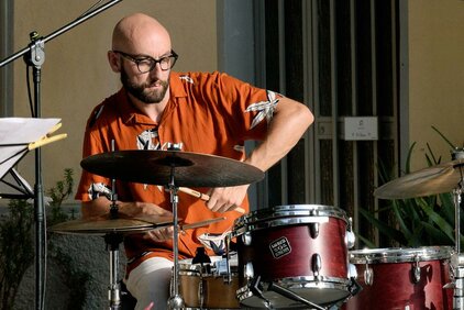 Alessandro Rossi      Jazz    Schlagzeuger    Drummer    Live-Konzert    Timeinjazz-Festival    2019