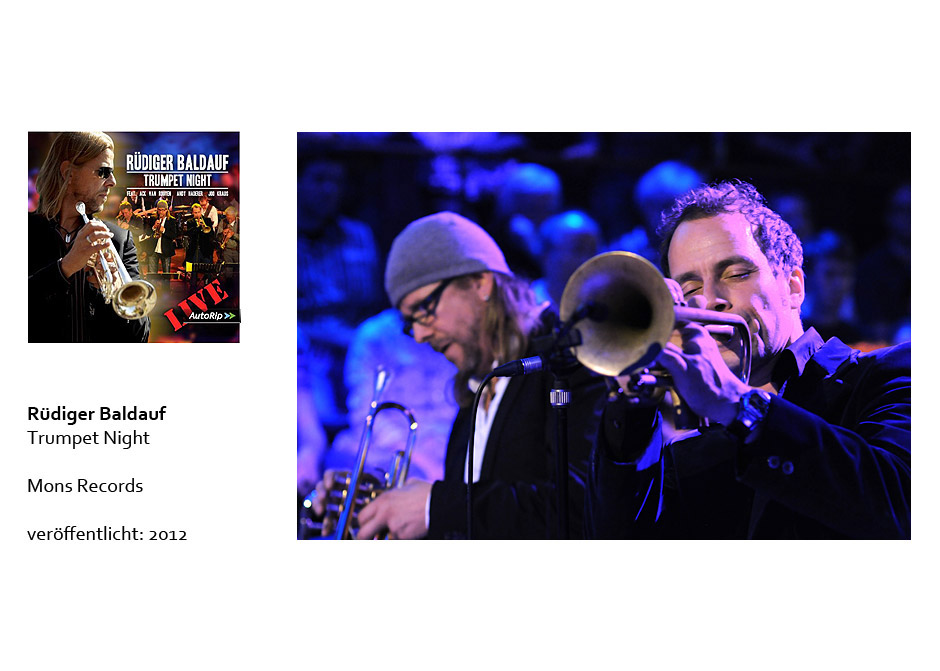 Rüdiger Baldauf    Jazz    Trompeter    CD    Trumpet Night    Joo Kraus    Andy Haderer    Ack van Rooyen   2012